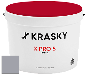 Краска X PRO 5 X Krasky матовая краска для стен и потолков цвет 5486 