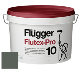 Краска Flugger Flutex Pro 10 матовая моющаяся краска цвет RAL 7009 