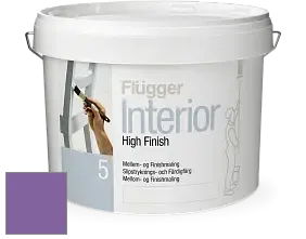 Краска Flugger Interior High Finish 5 матовая акриловая краска-грунт цвет RAL 4005 