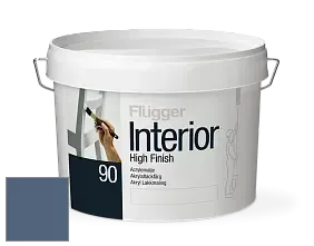 Краска Flugger Interior High Finish 90 акриловая глянцевая эмаль цвет 3477 