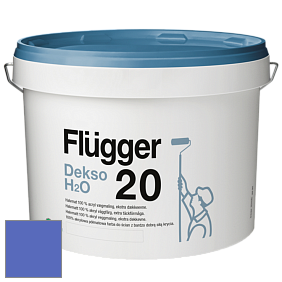 Краска Flugger Dekso H2O 20 полуматовая краска цвет 1458 
