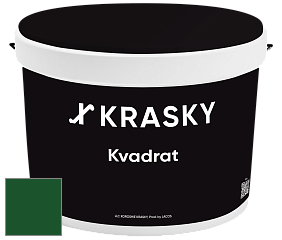 Краска X2B Kvadrat X Krasky матовая краска для потолков глубокого чёрного цвета цвет RAL 6035 
