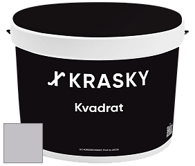 Краска X2B Kvadrat X Krasky матовая краска для потолков глубокого чёрного цвета цвет NCS S 2005-R50B 