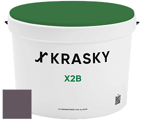Краска X2B X Krasky глубокоматовая краска для потолков цвет NCS S 7010-R30B 