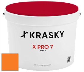 Краска X Pro 7 X Krasky матовая краска для стен и потолков цвет NCS S 0585-Y40R 