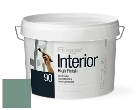 Краска Flugger Interior High Finish 90 акриловая глянцевая эмаль цвет NCS S 4020-B90G 