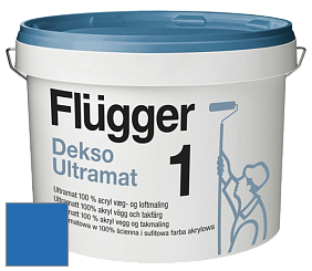Краска Flugger Dekso 1 ультраматовая краска цвет NCS S 2565-R80B 