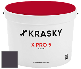 Краска X PRO 5 X Krasky матовая краска для стен и потолков цвет NCS S 8010-R50B 