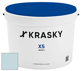 Краска X5 X Krasky матовая краска для стен и потолков цвет NCS S 1010-B 