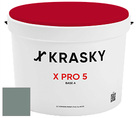 Краска X PRO 5 X Krasky матовая краска для стен и потолков цвет NO.61 