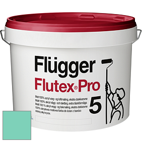 Краска Flugger Flutex Pro 5 матовая краска цвет NCS S 1040-B80G 