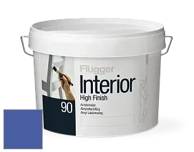 Краска Flugger Interior High Finish 90 акриловая глянцевая эмаль цвет NCS S 3060-R70B 