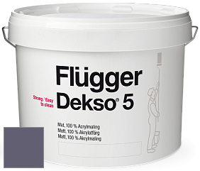 Краска Flugger Dekso 5 матовая краска цвет 4438 