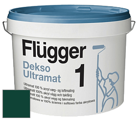 Краска Flugger Dekso 1 ультраматовая краска цвет RAL 6005 