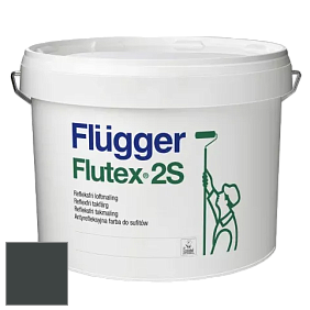 Краска Flugger Flutex 2S глубоко матовая краска цвет NCS S 8505-B80G 