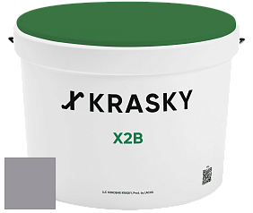 Краска X2B X Krasky глубокоматовая краска для потолков цвет NCS S 4005-R50B 
