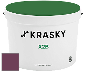 Краска X2B X Krasky глубокоматовая краска для потолков цвет NCS S 5040-R30B 