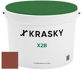 Краска X2B X Krasky глубокоматовая краска для потолков цвет NCS S 4550-Y70R 