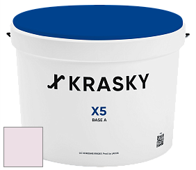 Краска X5 X Krasky матовая краска для стен и потолков цвет 3423 