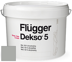 Краска Flugger Dekso 5 матовая краска цвет 5326 