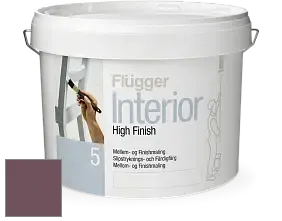 Краска Flugger Interior High Finish 5 матовая акриловая краска-грунт цвет NCS S 6020-R20B 