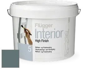 Краска Flugger Interior High Finish 5 матовая акриловая краска-грунт цвет NCS S 6010-B50G 