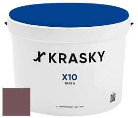 Краска X10 X Krasky шелковисто-матовая краска для стен и потолков цвет NCS S 6020-R10B 