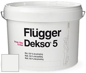 Краска Flugger Dekso 5 матовая краска цвет 5343 