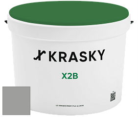 Краска X2B X Krasky глубокоматовая краска для потолков цвет NCS S 4000-N 