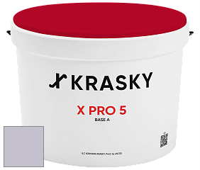 Краска X PRO 5 X Krasky матовая краска для стен и потолков цвет 5444 