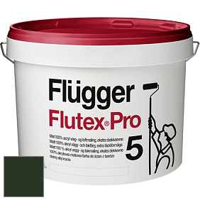Краска Flugger Flutex Pro 5 матовая краска цвет RAL 6007 