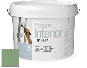 Краска Flugger Interior High Finish 5 матовая акриловая краска-грунт цвет NCS S 3030-G20Y 