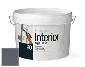 Краска Flugger Interior High Finish 90 акриловая глянцевая эмаль цвет NCS S 7005-B 