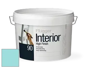 Краска Flugger Interior High Finish 90 акриловая глянцевая эмаль цвет NCS S 0530-B40G 