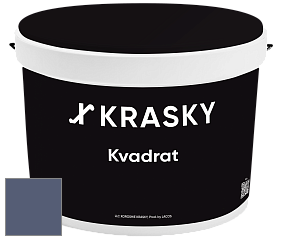 Краска X2B Kvadrat X Krasky матовая краска для потолков глубокого чёрного цвета цвет NCS S 6020-R70B 