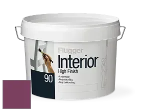 Краска Flugger Interior High Finish 90 акриловая глянцевая эмаль цвет NCS S 4050-R30B 
