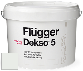Краска Flugger Dekso 5 матовая краска цвет 5541 