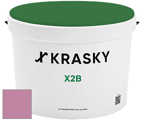 Краска X2B X Krasky глубокоматовая краска для потолков цвет NCS S 2040-R30B 