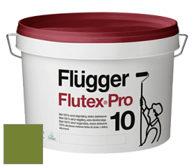 Краска Flugger Flutex Pro 10 матовая моющаяся краска цвет NCS S 3065-G40Y 