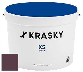 Краска X5 X Krasky матовая краска для стен и потолков цвет 4418 
