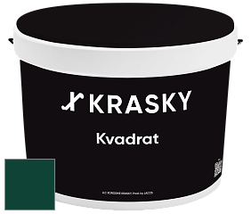 Краска X2B Kvadrat X Krasky матовая краска для потолков глубокого чёрного цвета цвет RAL 6005 