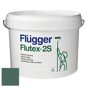 Краска Flugger Flutex 2S глубоко матовая краска цвет NCS S 6020-B90G 