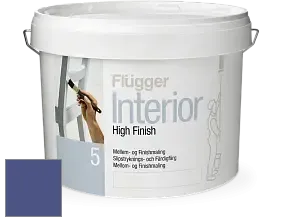 Краска Flugger Interior High Finish 5 матовая акриловая краска-грунт цвет 2457 
