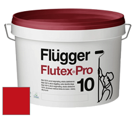 Краска Flugger Flutex Pro 10 матовая моющаяся краска цвет RAL 3020 