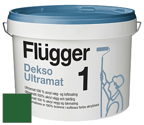 Краска Flugger Dekso 1 ультраматовая краска цвет RAL 6002 