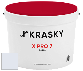Краска X Pro 7 X Krasky матовая краска для стен и потолков цвет 3451 