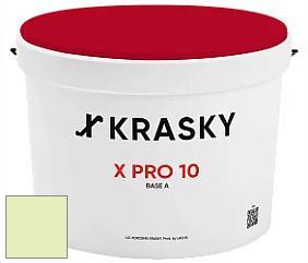 Краска X Pro 10 X Krasky матовая краска для стен и потолков цвет NCS S 0520-G50Y 