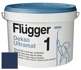 Краска Flugger Dekso 1 ультраматовая краска цвет RAL 5003 