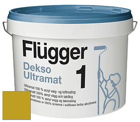 Краска Flugger Dekso 1 ультраматовая краска цвет NCS S 2070-G80Y 