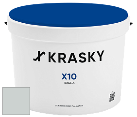 Краска X10 X Krasky шелковисто-матовая краска для стен и потолков цвет 5543 